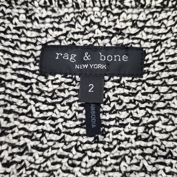 Rag & Bone Tweed Cotton Knit Button-Up Jacket, Womens 2 - Picture 7 of 11